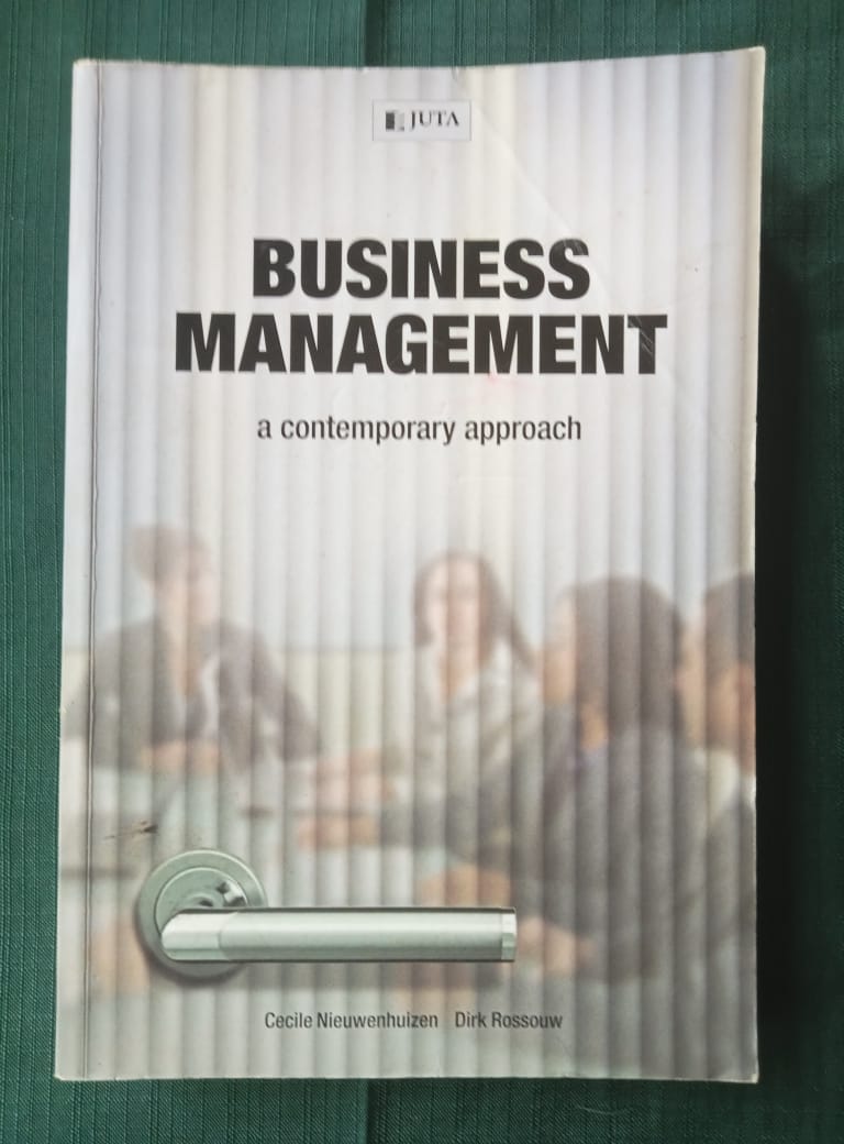 Business Management - A Contemporary Approach - C. Nieuwenhuizen