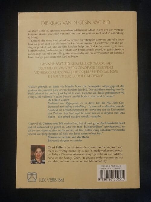 Gesinne Wat Bid – Cheri Fuller secondhand book