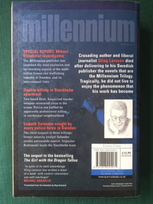 The Girl Who Played With Fire – Stieg Larsson secondhand book