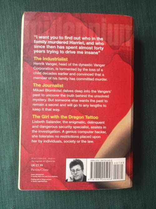 The Girl With The Dragon Tattoo – Stieg Larsson secondhand book