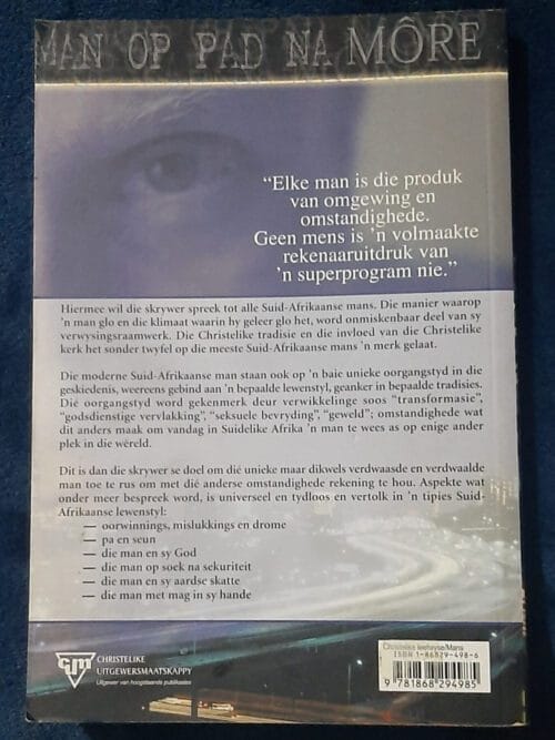 Man Op Pad Na Môre – Johan Smit secondhand book