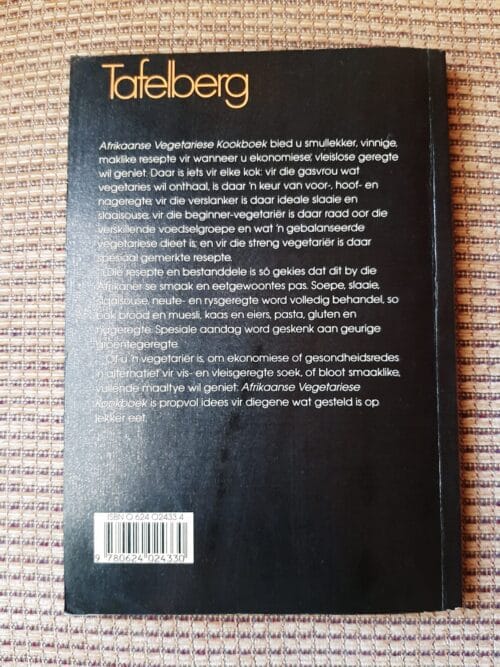 Afrikaanse Vegetariese Kookboek – Betsie Rood secondhand book