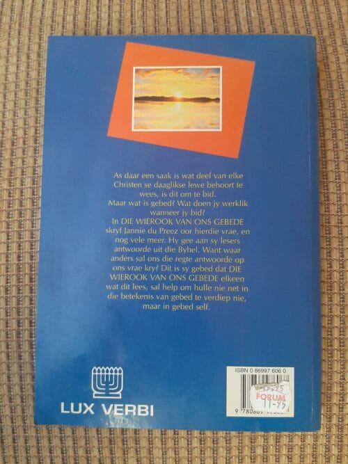 Die Wierook Van Ons Gebede – Jannie du Preez secondhand book