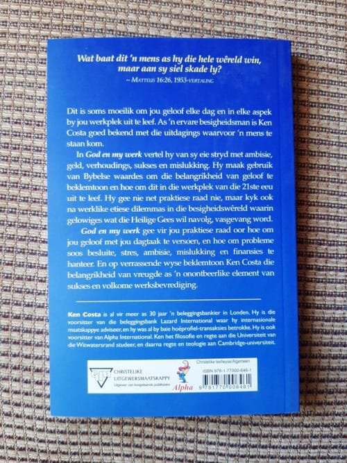 God En My Werk – Ken Costa secondhand book