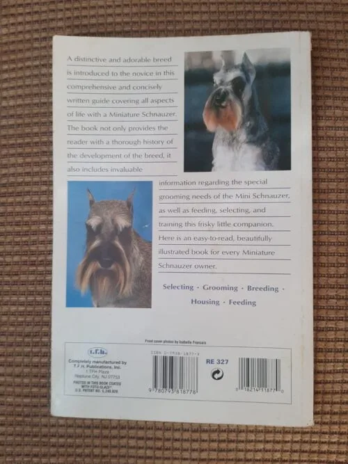 The Guide To Owning A Miniature Schnauzer – Anton Janish secondhand book