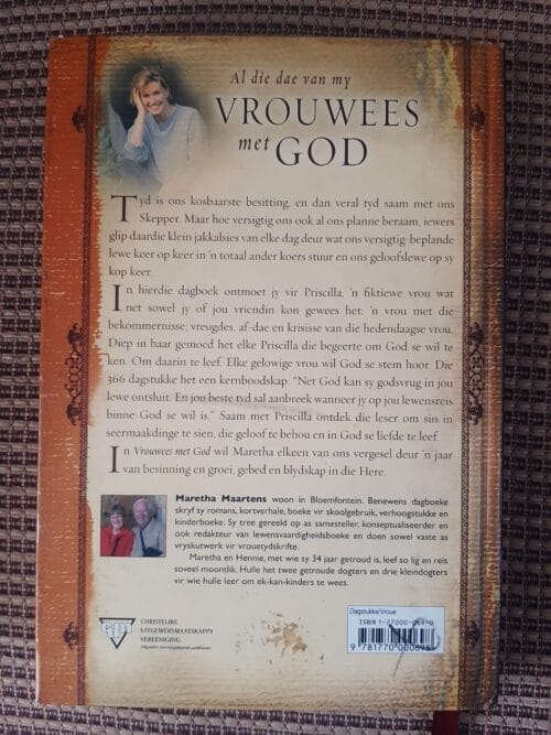 Al Die Dae Van My Vrouwees Met God – Maretha Maartens secondhand book