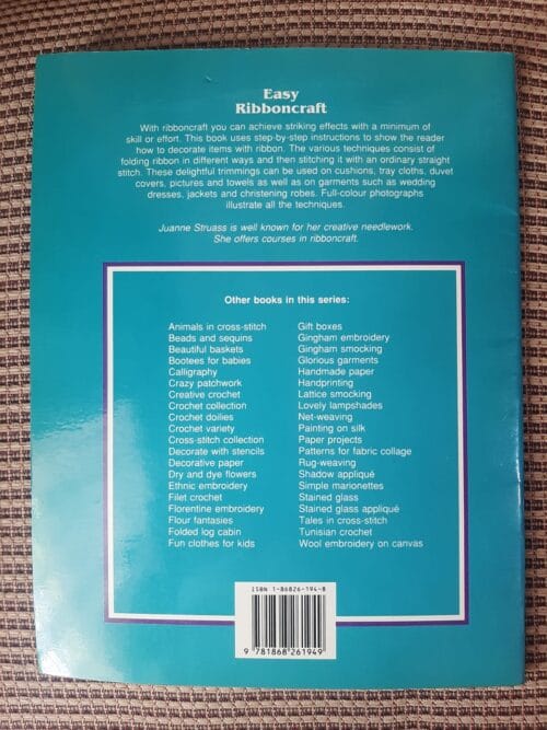 Easy Ribboncraft – Juanne Strauss secondhand book