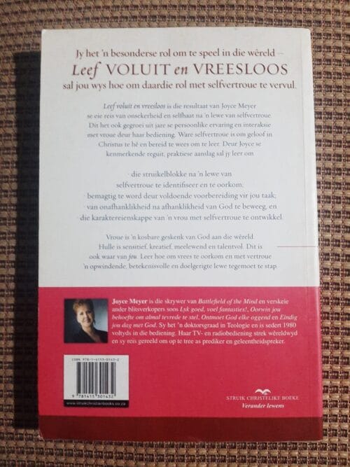 Leef Voluit En Vreesloos – Joyce Meyer secondhand book