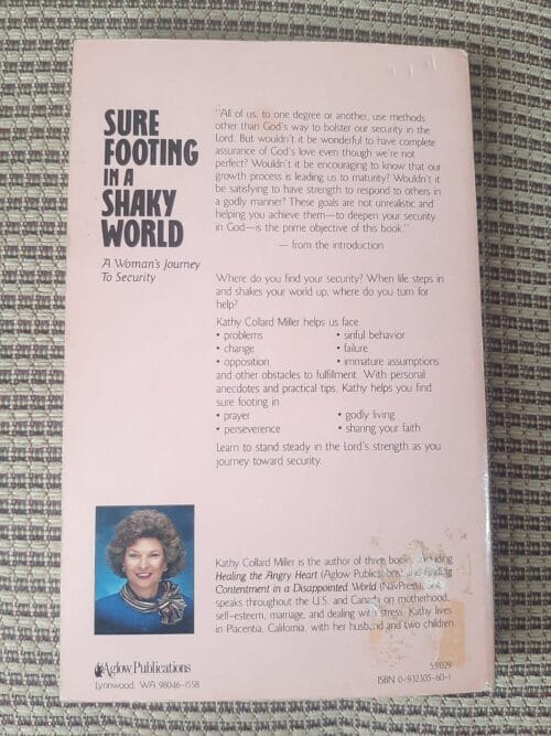Sure Footing In A Shaky World – Kathy Collard Miller secondhand book