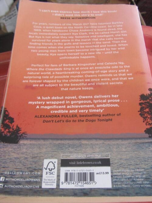Where the Crawdads Sing – Delia Owens secondhand book