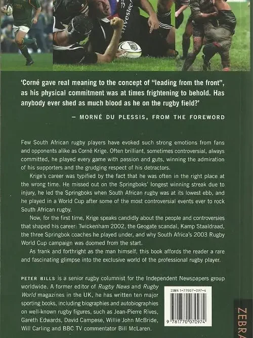 The Right Place At The Wrong Time – CornĂ© Krige secondhand book