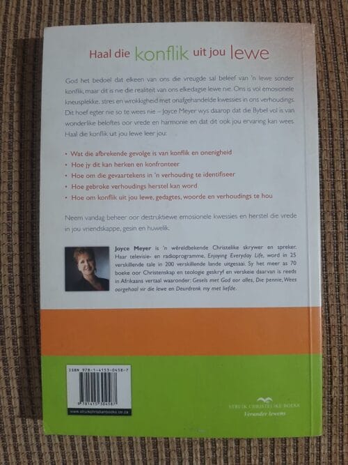 Haal Die Konflik Uit Jou Lewe – Joyce Meyer secondhand book