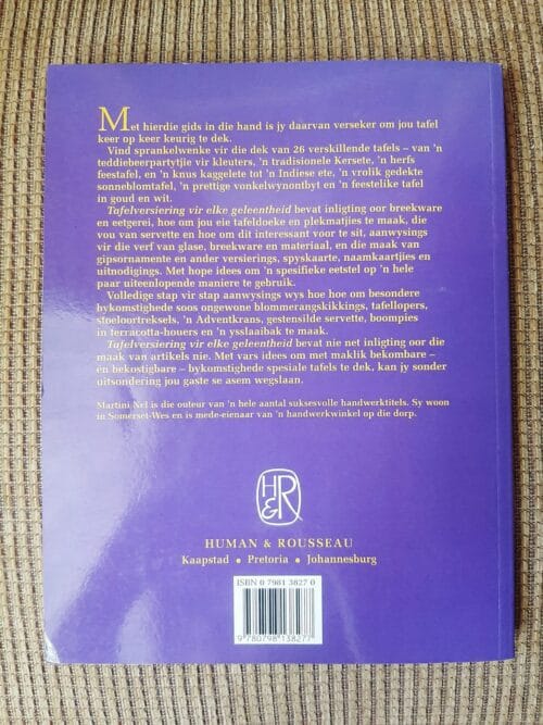 Tafelversiering Vir Elke Geleentheid – Martini Nel secondhand book