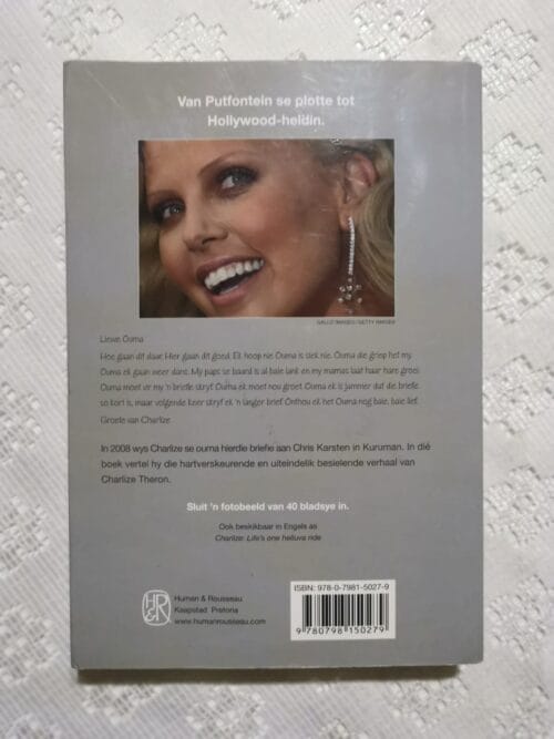 Charlize, Ek Leef My Droom – Chris Karsten secondhand book