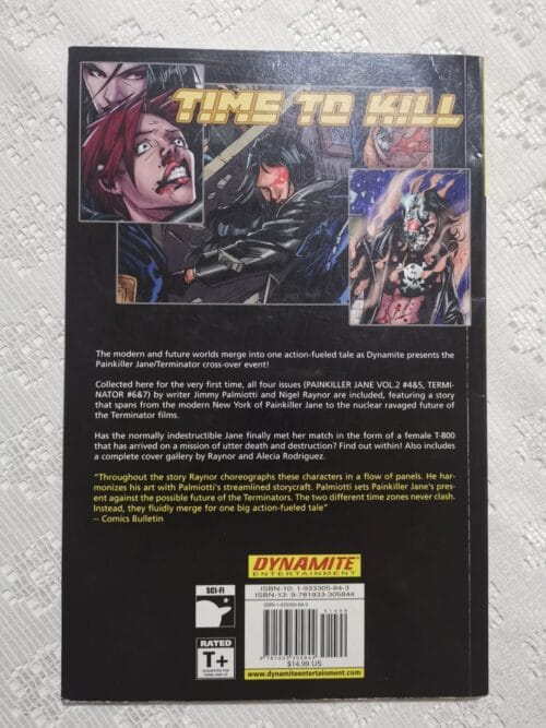 Painkiller Jane Vs. Terminator: Time To Kill – Jimmy Palmiotti secondhand book