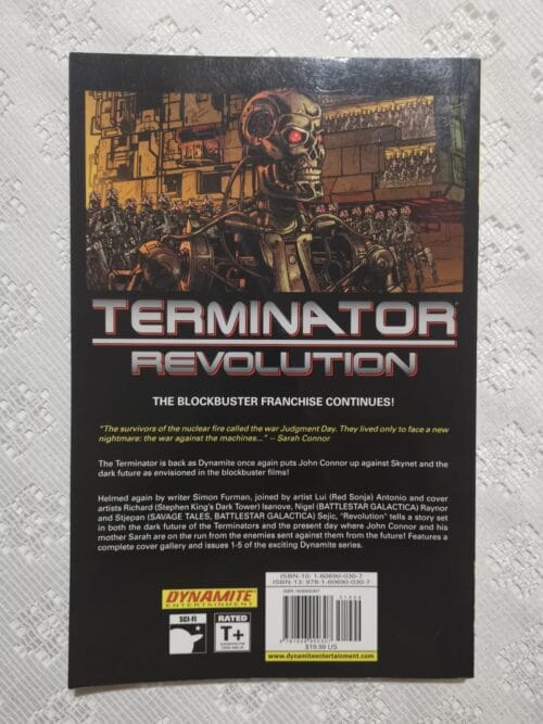 Terminator Revolution Complete 5 Issue Story – Simon Furman, Lui Antonio secondhand book