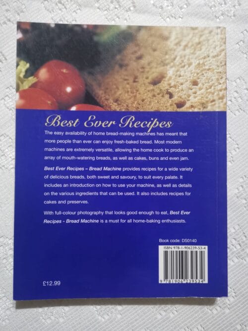Bread Machine, Best Ever Recipes – Jacqueline Bellefontaine secondhand book