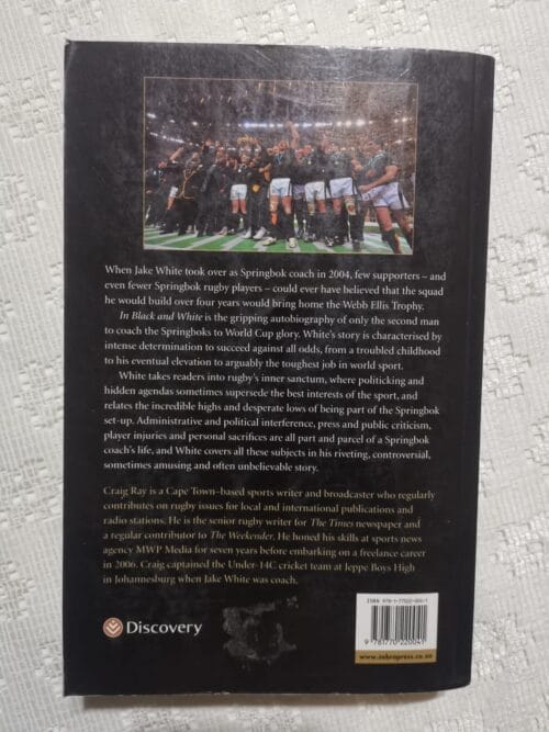 In Black And White: The Jake White Story – Craig Ray secondhand book