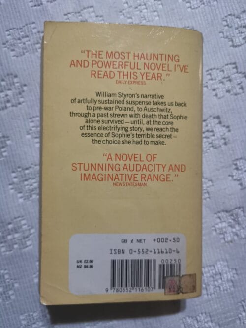 Sophie’s Choice – William Styron secondhand book