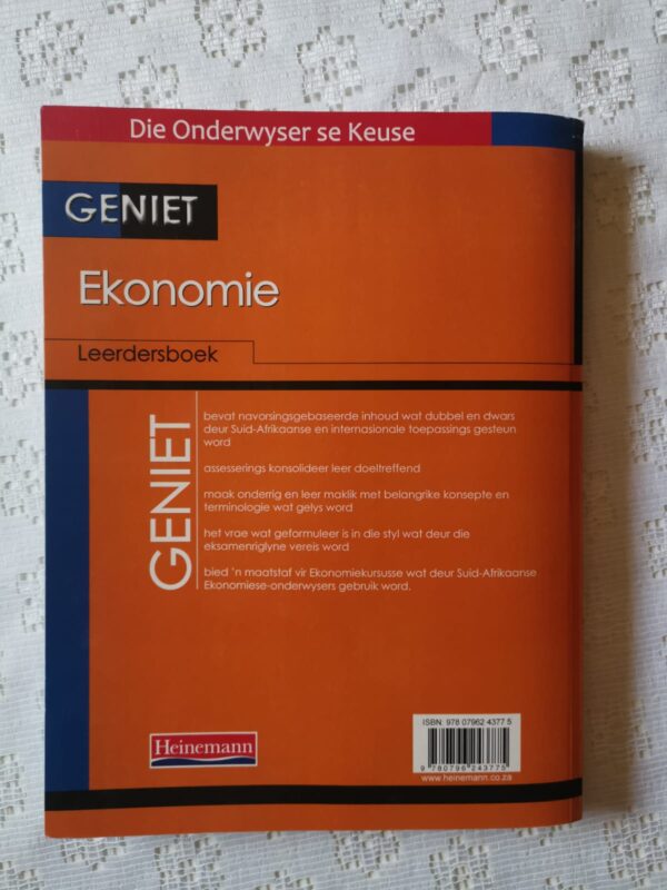 Geniet Ekonomie Leerdersboek Graad11