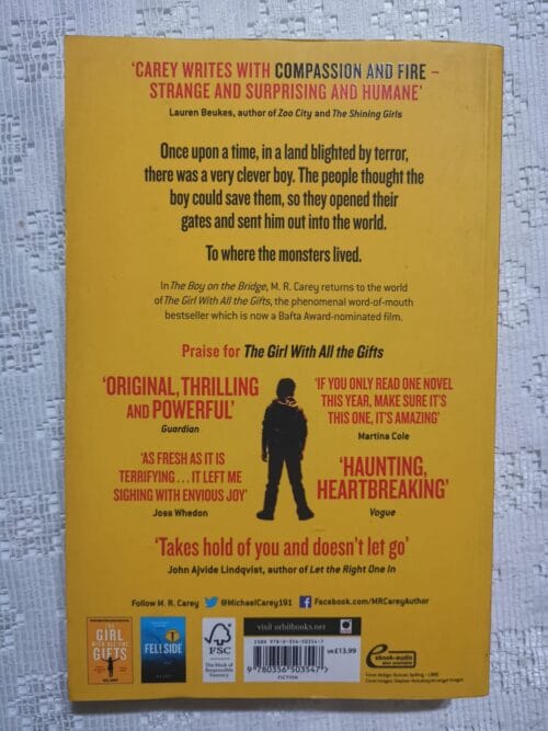 The Boy On The Bridge – MR Carey secondhand book