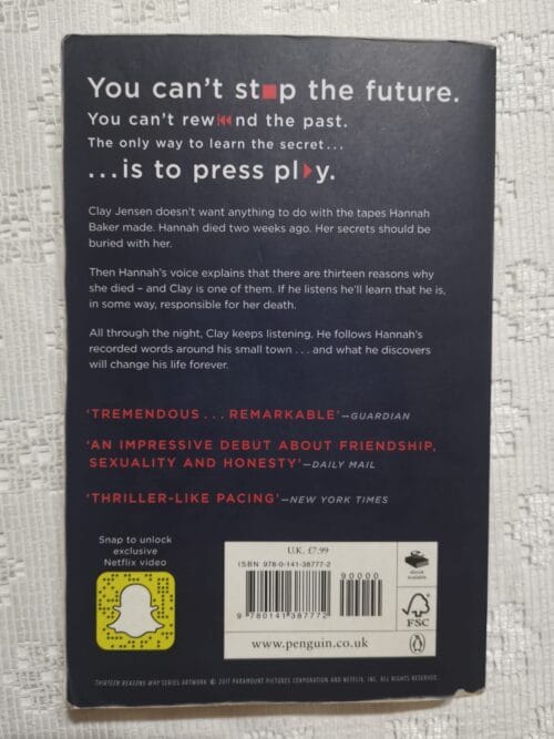 13 Reasons Why – Jay Asher secondhand book