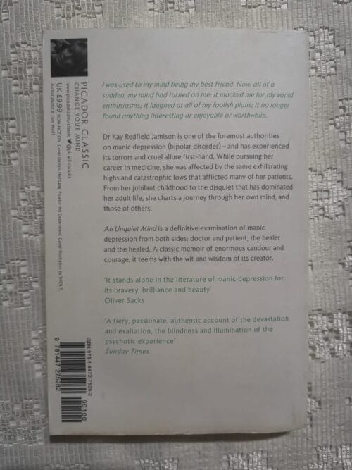 An Unquiet Mind – Kay Redfield Jamison secondhand book