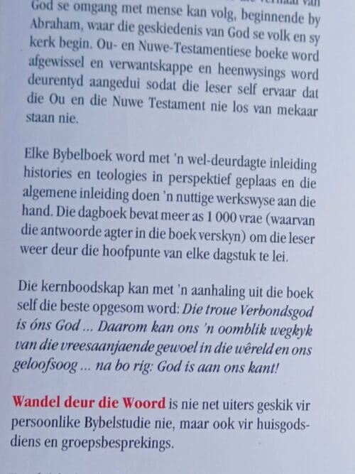 Wandel deur die Woord – Johan Smit secondhand book