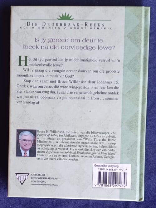 Die Geheimenis Van Die Wingerdstok – Bruce Wilkinson secondhand book