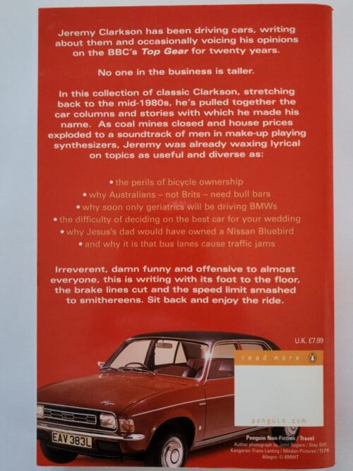 Clarkson On Cars – Jeremy Clarkson secondhand book