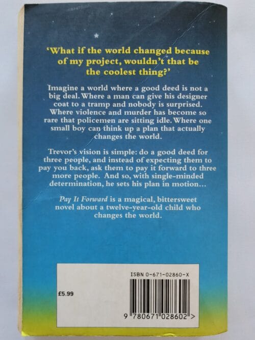 Pay It Forward – Catherine Ryan Hyde secondhand book