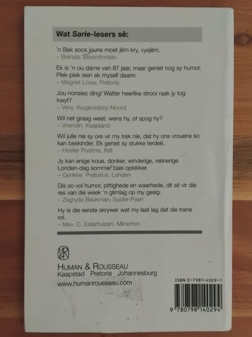 Op Die Man Af – André le Roux secondhand book