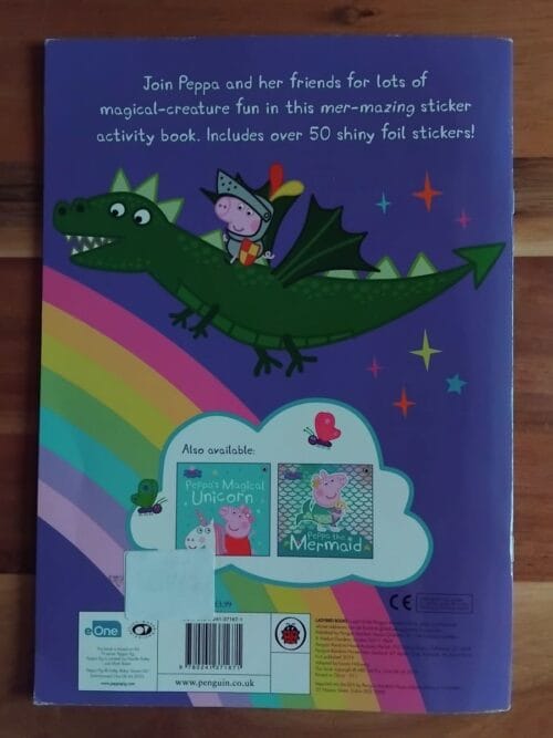 Peppa Pig Sticker Activity Book – Mermaids, Unicorns & Dragons secondhand book