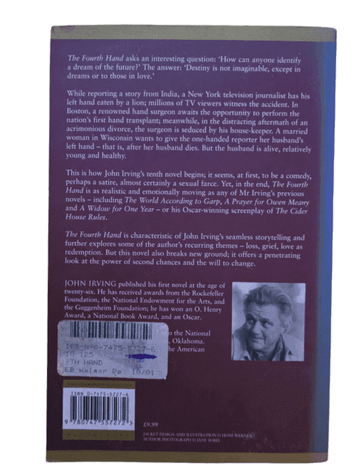 The Fourth Hand – John Irving secondhand book