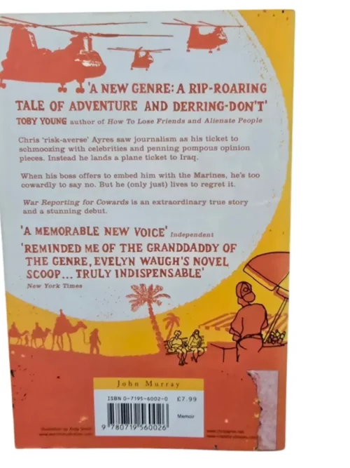 War reporting for cowards – Chris Ayres secondhand book