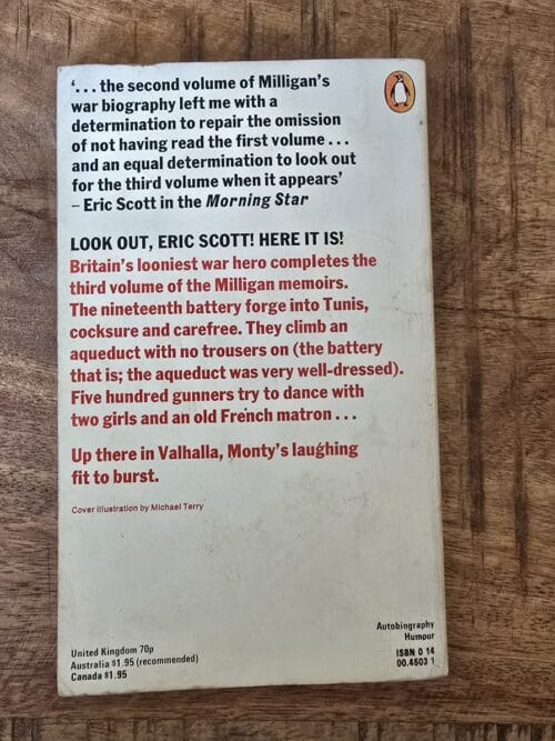 Monty: His part in my victory – Spike Milligan secondhand book