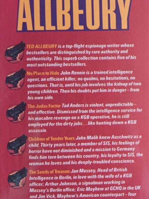 5 Books in one – Ted Allbeury secondhand book