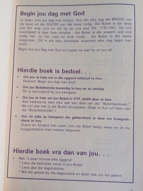 Bybel Leesboek secondhand book
