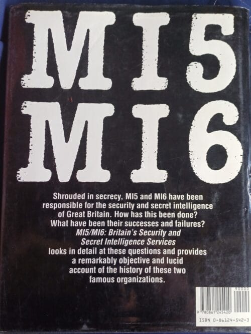 MI 15 MI 16 – Britain’s security and secret intelligence services secondhand book