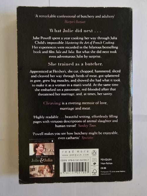 Cleaving – Julie Powell secondhand book