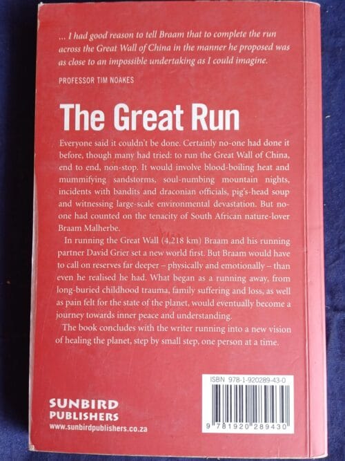 The great run – Braam Malherbe secondhand book