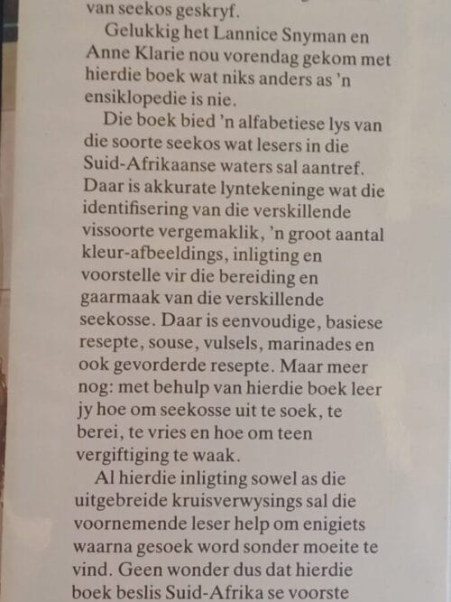 Vars uit die see – Lannice Snyman secondhand book