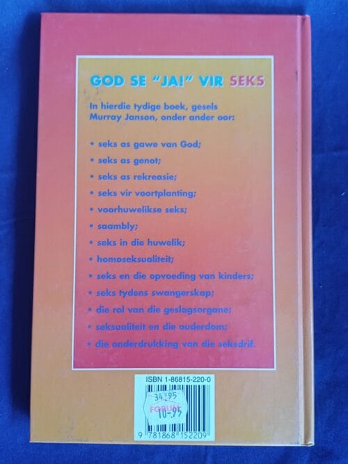 God Sê Ja Vir Seks – Murray Janson secondhand book