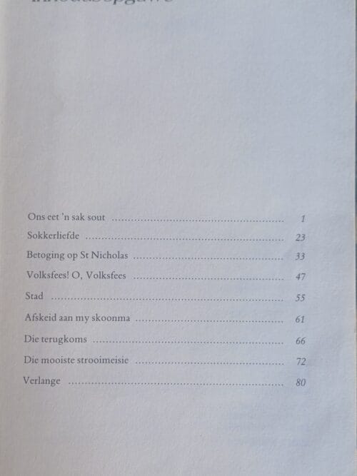 Los klippies – Frances Vermaak secondhand book