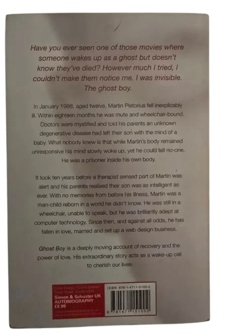 Ghost boy – Martin Pistorius secondhand book