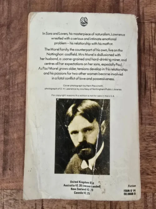 Sons and Lovers – DH Lawrence secondhand book