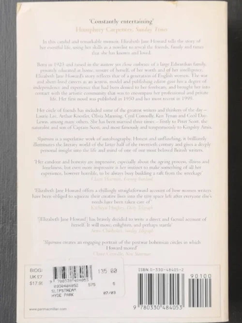 Slipstream – Elizabeth Jane Howard secondhand book