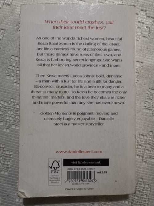 Golden Moments – Danielle Steel secondhand book