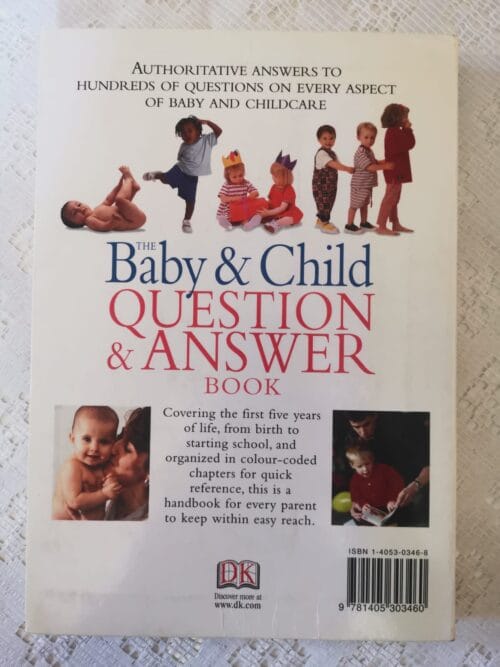 The Baby and Child Question and Answer Book – Dr Carol Cooper secondhand book