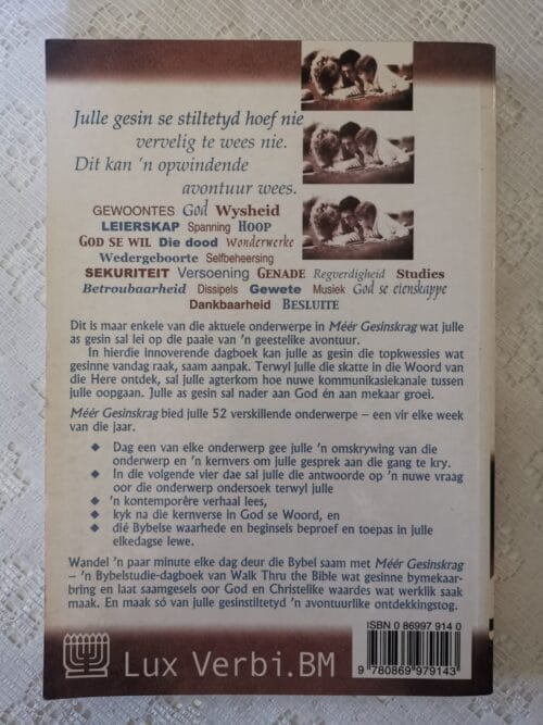 Méér Gesinskrag – Walk Thru The Bible secondhand book